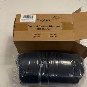 CozyLux Flannel Fleece Throw Blanket